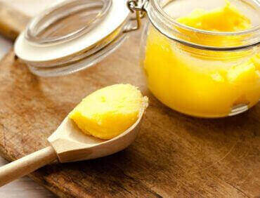 A Teaspoon Of Pure Organic Ghee On An Empty Stomach